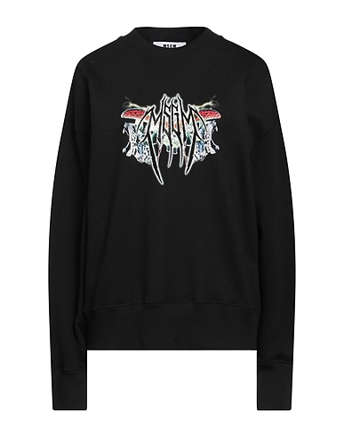 MSGM Sweatshirt Black 100% Cotton