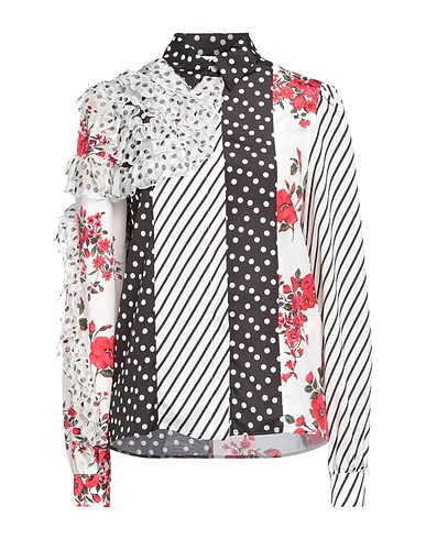 MSGM Floral shirts & blouses White 100% Polyester
