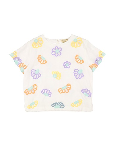 STELLA McCARTNEY KIDS Top White 55% Linen, 45% Cotton, Polyester
