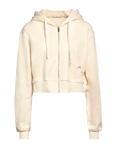 HINNOMINATE Hooded track jacket  Cream 100% Cotton, Elastane