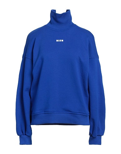 MSGM Sweatshirt Bright blue 100% Cotton