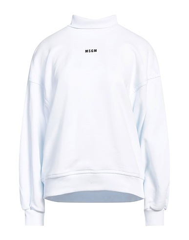 MSGM Sweatshirt White 100% Cotton