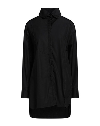 ISABEL BENENATO Solid colour shirts & blouses Black 100% Cotton