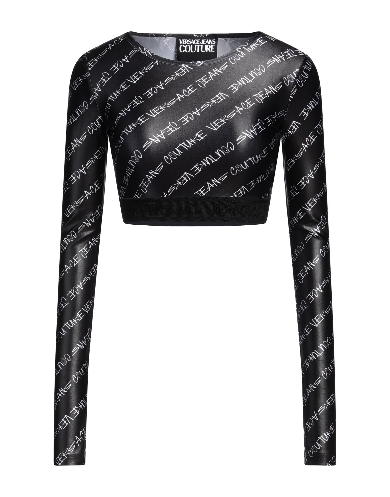 VERSACE JEANS COUTURE | Purple Women's Crop Top | YOOX