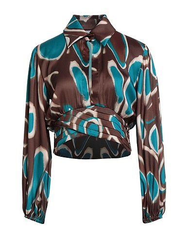 JIJIL Top Marrone 100% Poliestere