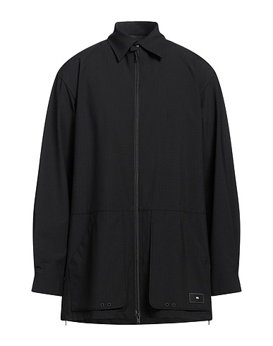 Y-3 Full-length jacket Black 47% Recycled polyester, 47% Wool, 6% Elastane