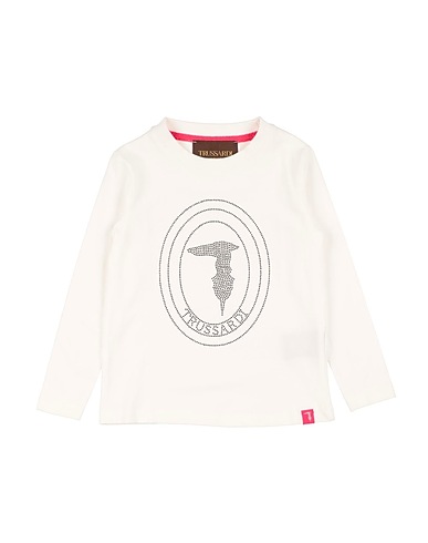 TRUSSARDI JUNIOR T-Shirt Elfenbein 95% Baumwolle, 5% Lycra®