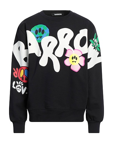 BARROW Sweatshirt Black 100% Cotton