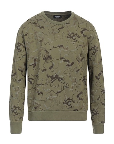 DONDUP Felpa Verde salvia 100% Cotone, Elastan