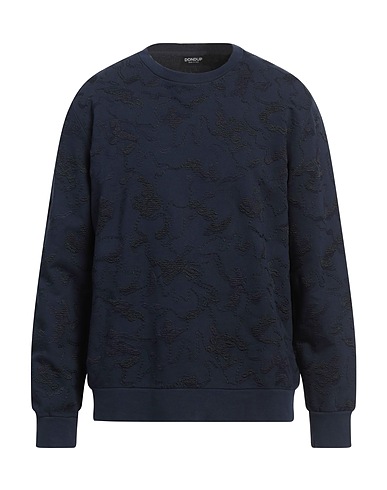 DONDUP Sweatshirt Midnight blue 100% Cotton, Elastane