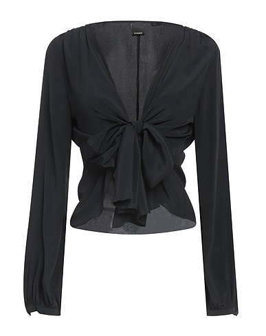 PINKO Top Negro 76% Acetato, 24% Seda