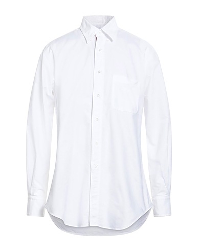 THOM BROWNE Solid colour shirt White 100% Cotton
