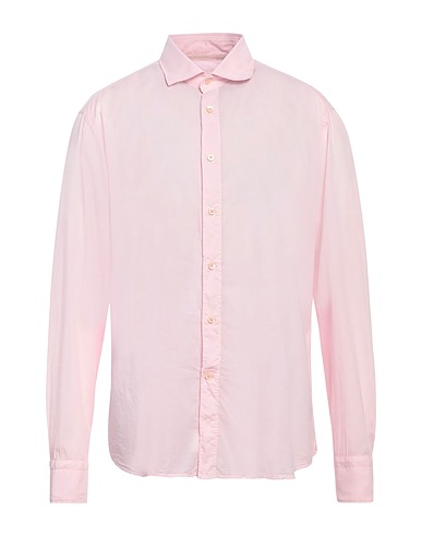 TINTORIA MATTEI 954 Chemise de couleur unie Rose 100% Coton