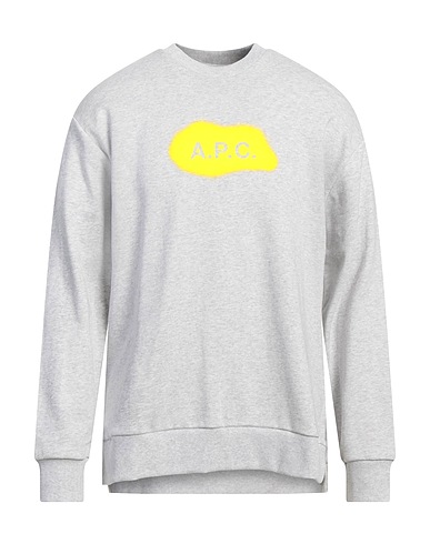 A.P.C. Felpa Grigio chiaro 100% Cotone
