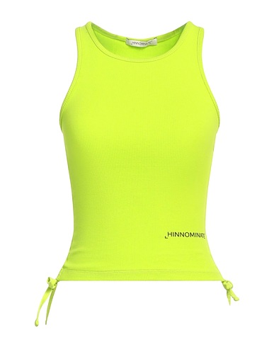 HINNOMINATE Vest Lime green 97% Cotton, 3% Elastane