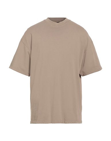B-USED Basic T-shirt Light brown 100% Cotton
