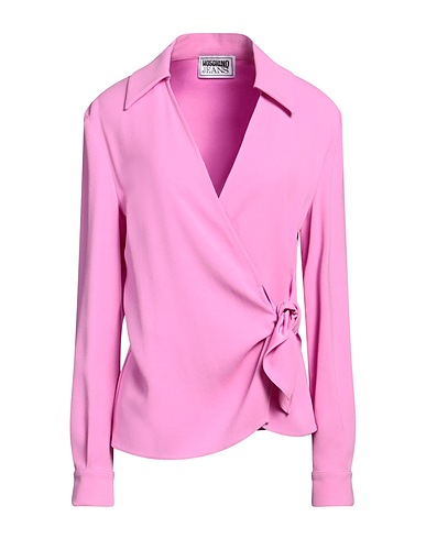 MOSCHINO JEANS Top Pink 82% Acetate, 18% Viscose