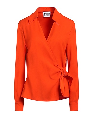 MOSCHINO JEANS Top ARANCIONE 82% Acetat, 18% Viskose