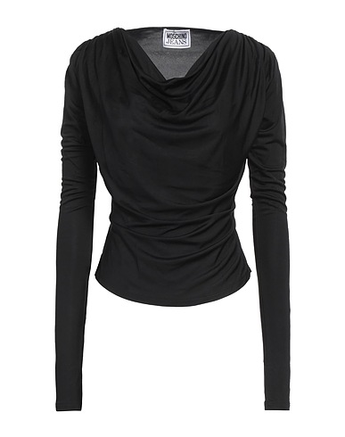 MOSCHINO JEANS Top Nero 100% Viscosa