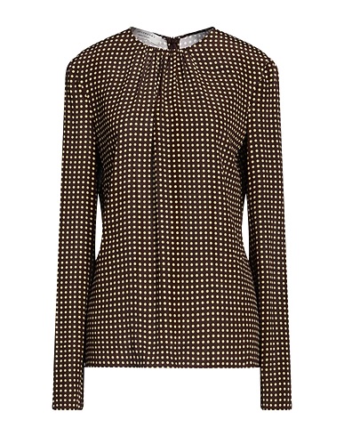 PHILOSOPHY di LORENZO SERAFINI Top Dark brown 100% Viscose