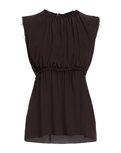 LANVIN Top Cipria 100% Seta