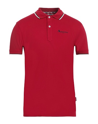 AQUASCUTUM ACTIVE Polo shirt Garnet 96% Cotton, 4% Elastane
