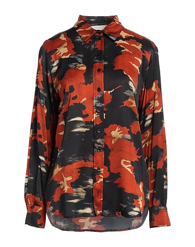 8PM Camicie  e bluse fantasia Ruggine 100% Viscosa