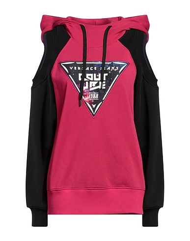 VERSACE JEANS COUTURE Sweatshirt Garnet 100% Cotton, Elastane, Polyester