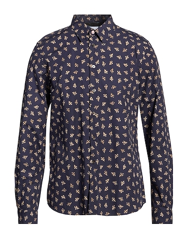 PS PAUL SMITH Camicia fantasia Blu notte 100% Cotone organico