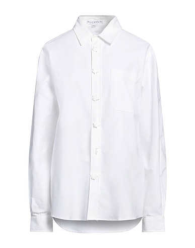 JW ANDERSON Solid colour shirts & blouses White 100% Cotton