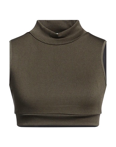 TWINSET トップス ミリタリーグリーン ポリエステル 92% / ポリウレタン 8%