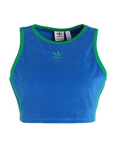 ADIDAS ORIGINALS Top TERRY CROP TANK Azure 80% Recycled cotton, 20% Recycled polyester