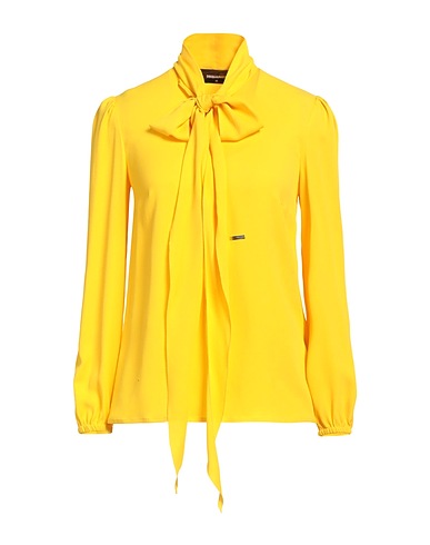 DSQUARED2 Top Yellow 57% Acetate, 43% Silk