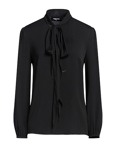 DSQUARED2 Top Black 57% Acetate, 43% Silk