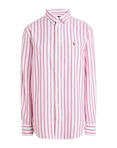POLO RALPH LAUREN ストライプ柄シャツ ピンク コットン 100%