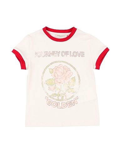 GOLDEN GOOSE T-shirt 100% Coton, Élasthanne
