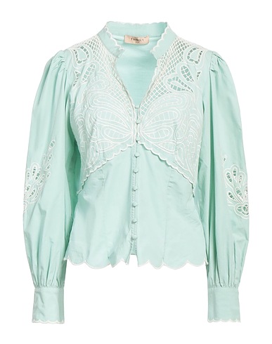TWINSET Lace shirts & blouses 100% Cotton, Polyester