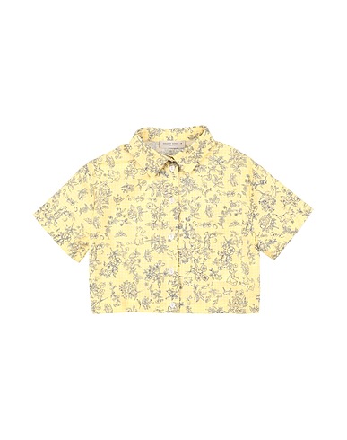 GOLDEN GOOSE Patterned shirts & blouses Pastel yellow 100% Cotton