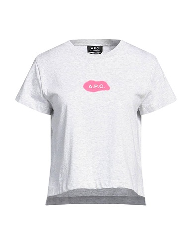 A.P.C. T-shirt Light grey 100% Cotton