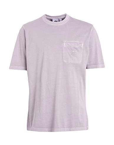 ADIDAS ORIGINALS T-Shirt ESS+ DYE PKT T
 Lila 100% Baumwolle
