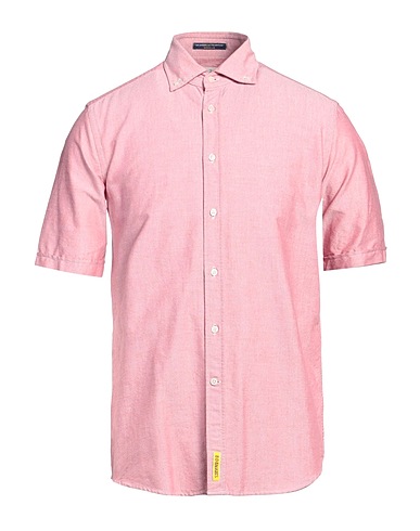 B.D.BAGGIES Solid color shirt Red 100% Cotton
