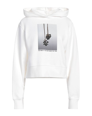 PALM ANGELS Hooded sweatshirt White 100% Cotton