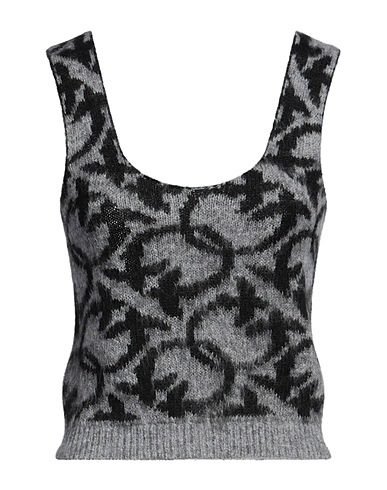 PINKO Top Grey 45% Acrylic, 35% Polyamide, 20% Alpaca wool