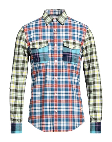 SCOTCH & SODA Checked shirt Blue 100% Cotton