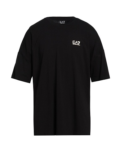 EA7 Ｔシャツ ブラック コットン 95% / ポリウレタン 5%