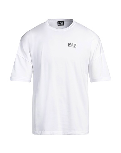 EA7 Ｔシャツ ホワイト コットン 95% / ポリウレタン 5%