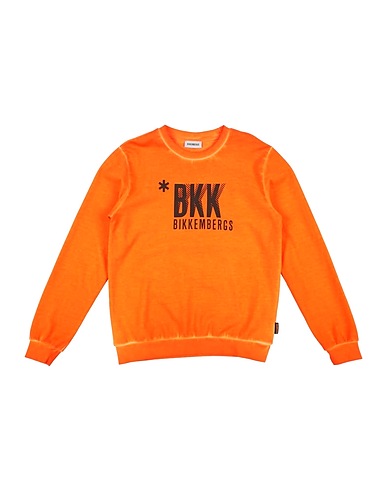 BIKKEMBERGS Sweatshirt Orange 100% Cotton