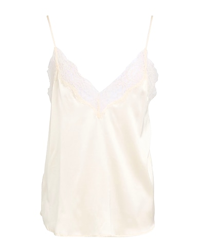 PINKO Camisole Ivory 94% Silk, 6% Elastane