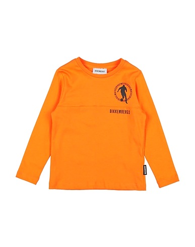 BIKKEMBERGS T-shirt Arancione 100% Cotone