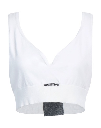 REDValentino Top Avorio 68% Viscosa, 32% Poliestere